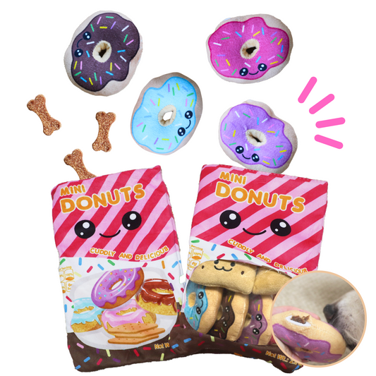Donut Snuffle Toy | Interactive Sniffing Mat for Treat Hiding