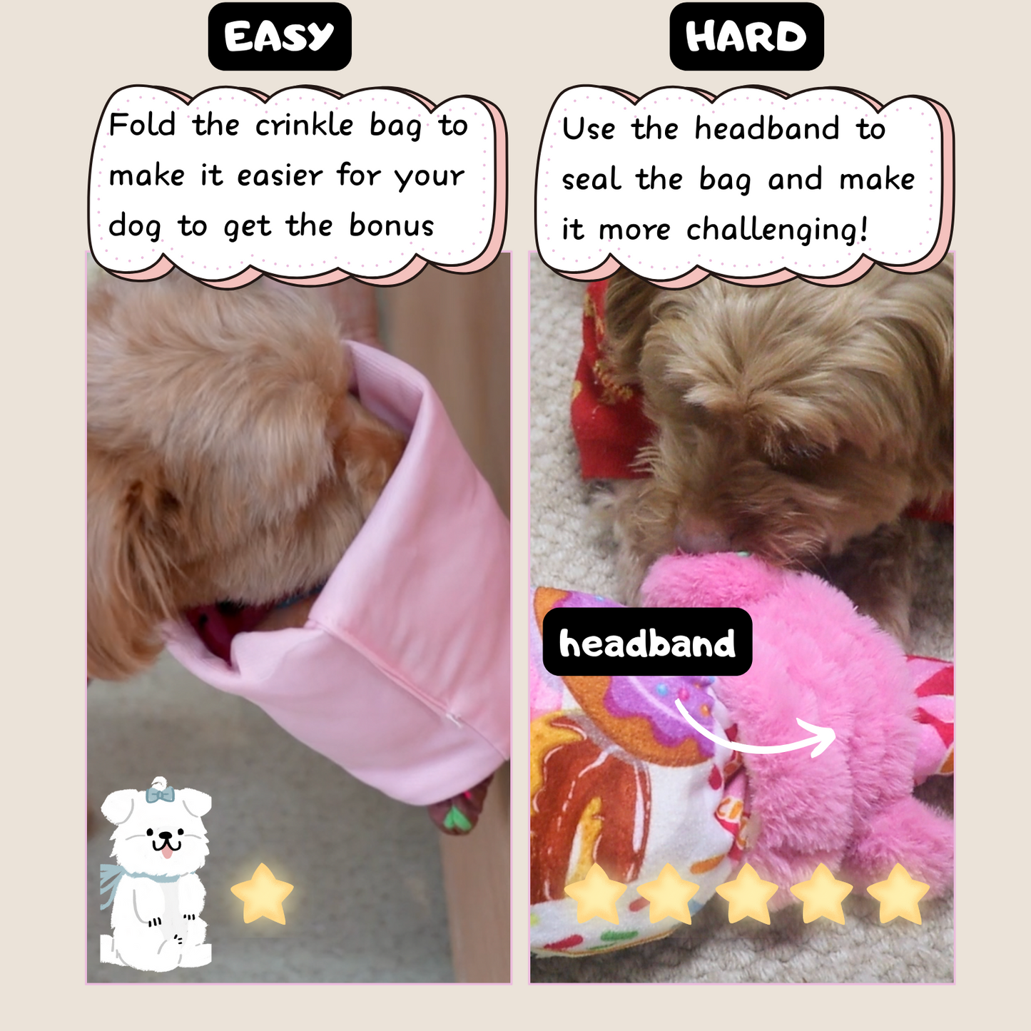 Donut Snuffle Toy | Interactive Sniffing Mat for Treat Hiding