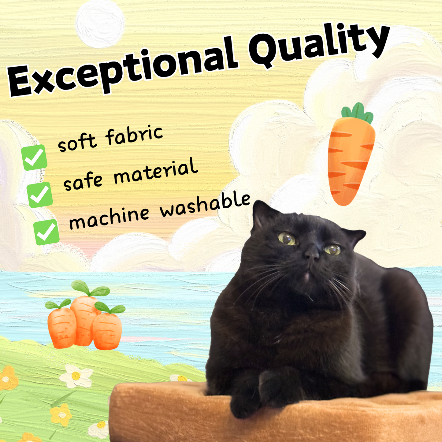 Carrot Garden Toy Set | 12 Refillable Catnip Carrots with Feather Pineapple & Catnip Tea Bags