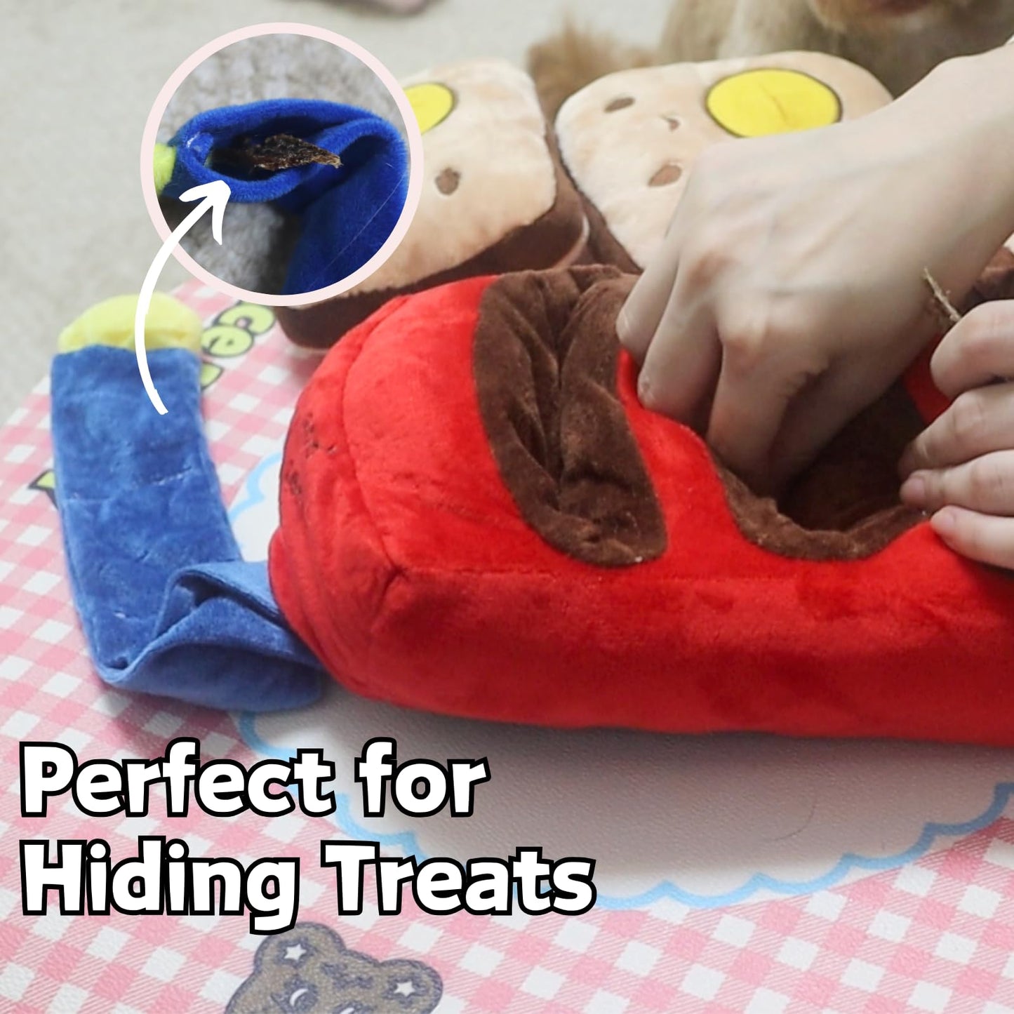 Dog Enrichment Snuffle Mat, Bread Treat Puzzle