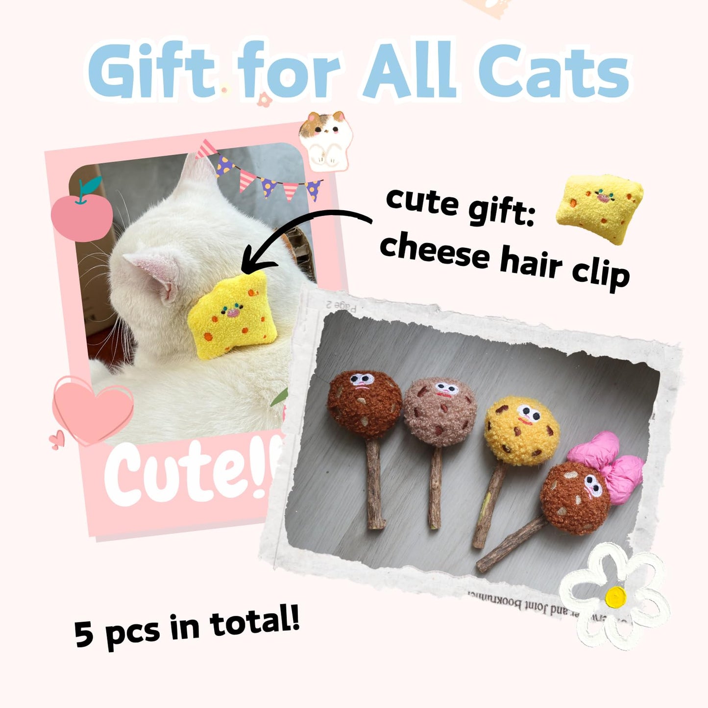 Cat Lollipops Catnip Silvervine Sticks