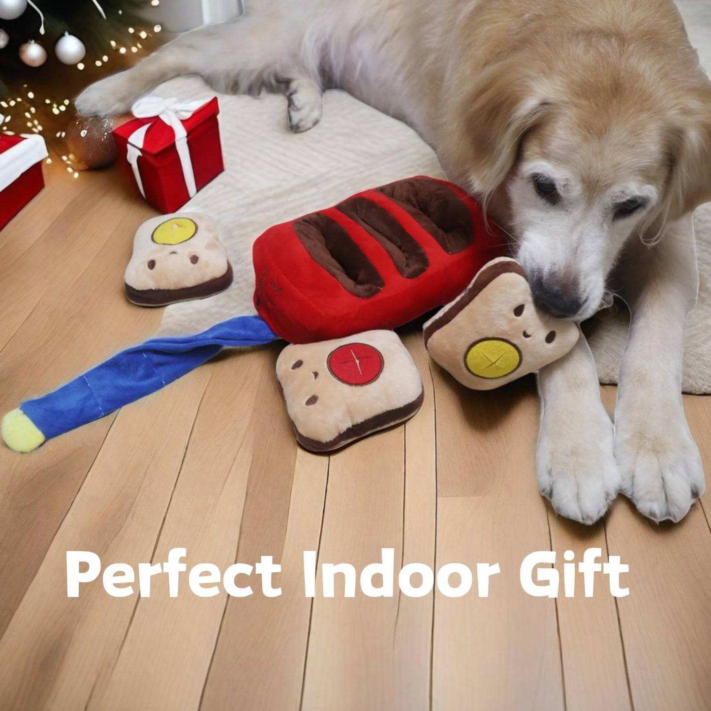 Dog Enrichment Snuffle Mat, Bread Treat Puzzle