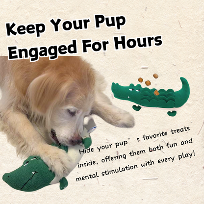 "Chompy" The Alligator Snuffle Toy