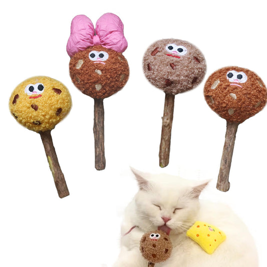 Cat Lollipops Catnip Silvervine Sticks